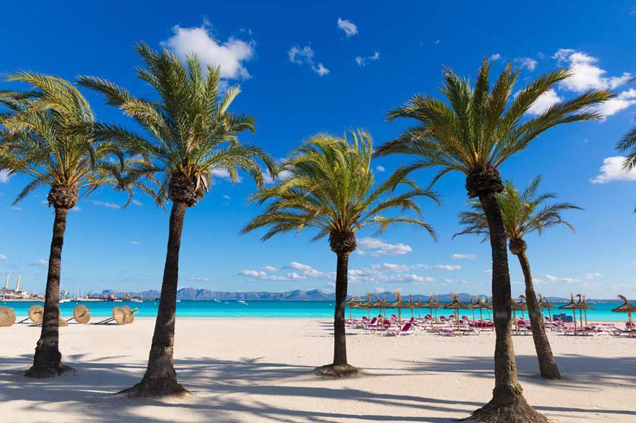 Apartment Xara Torres, At The Beach Of Alcudia 阿尔库迪亚港 外观 照片